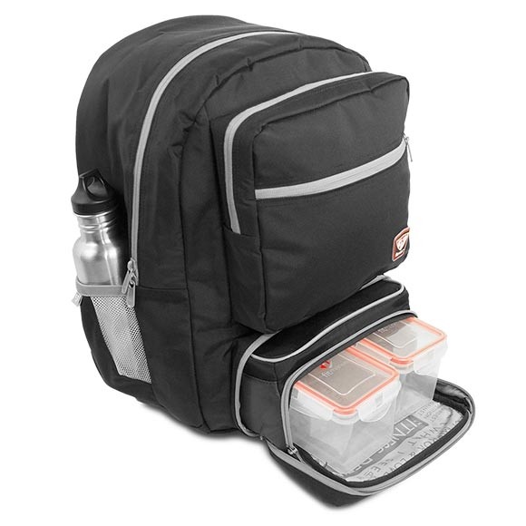 Transporter Backpack black Fitmark Meal Prep Bags