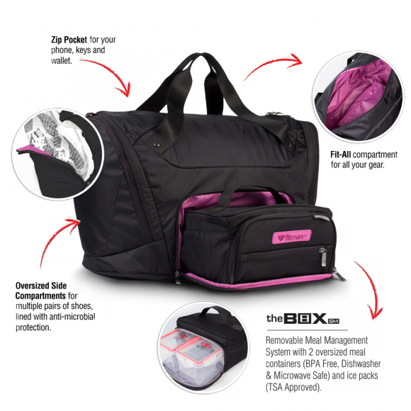 Gym bag with meal compartment 2025